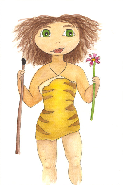 Photo of a watercolor girl - Eep